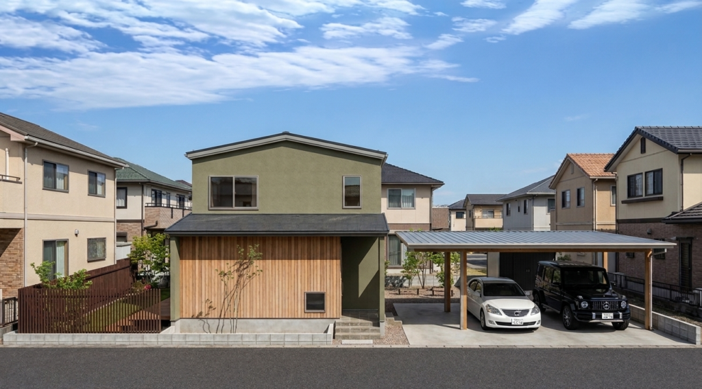 【上越市 新築外構】情緒を纏う、和モダンの庭園