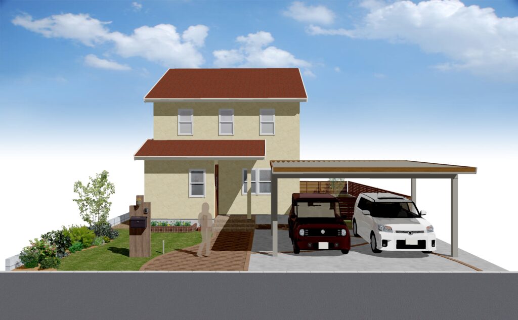 愛犬と楽しむ、南欧風カントリーガーデン